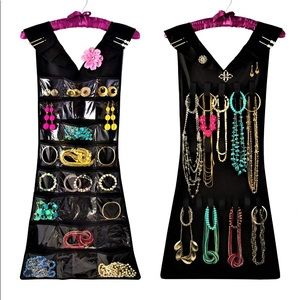 Little black dress jewelry organizer